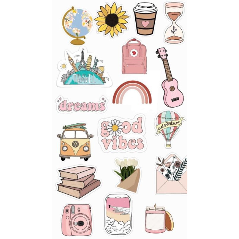 

Stiker Aesthetic Choco Series | Stiker Aesthetic Deco Planner Album Scrapbook Journal Freebies