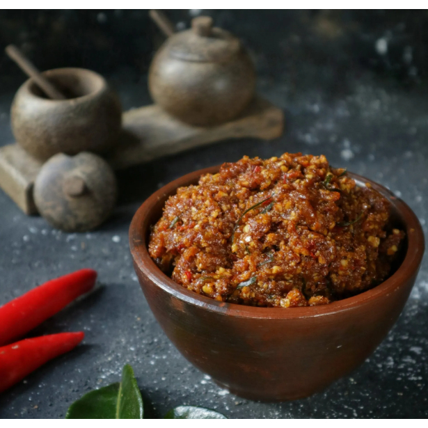 

Bumbu Pecel Sambal Kacang Asli Tanpa Bahan Pengawet Di Olah Secara Tradisional 250gr
