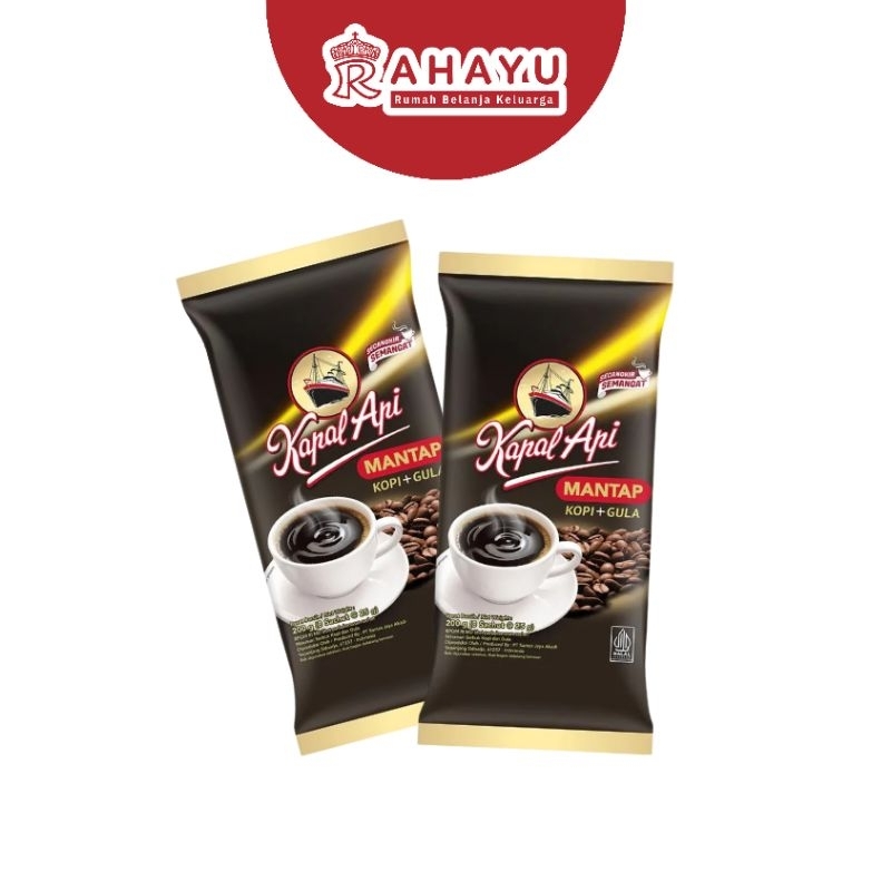 

KAPAL API MANTAP KOPI + GULA 192 (8 SACHET @ 24 GRAM)