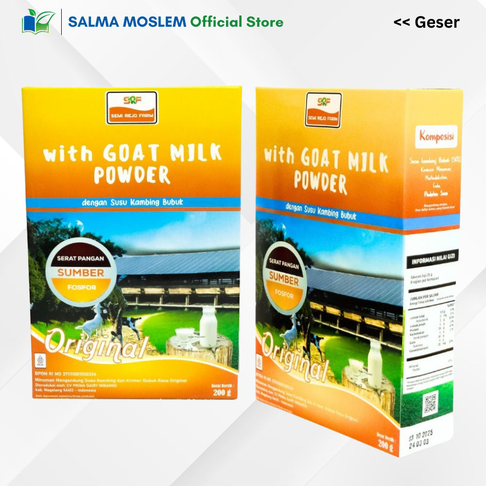 

Susu Kambing Semi Rejo Farm Original With Goat Milk Powder ORIGINAL 100%