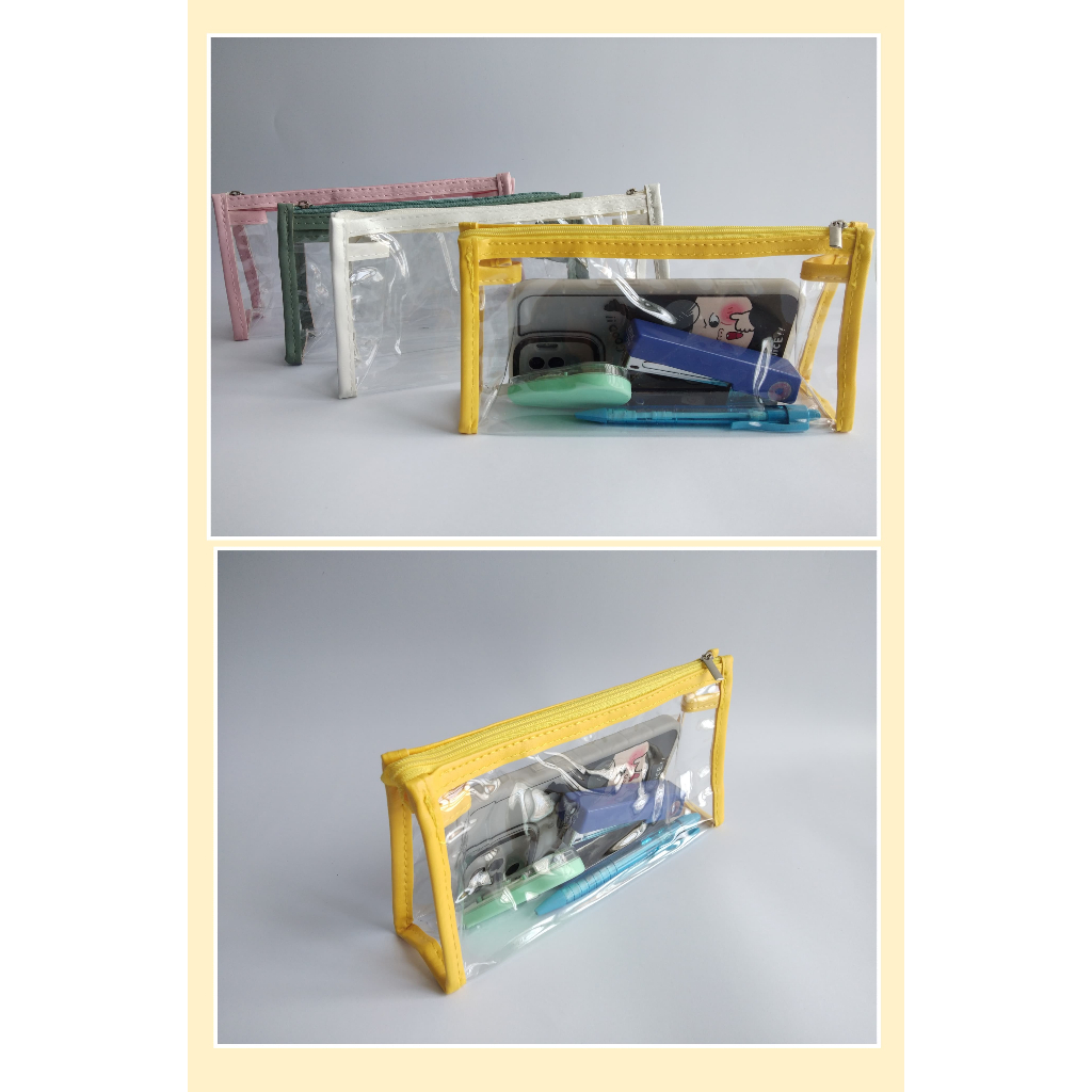 

PENSIL CASE SLETING TRANSPARAN / KOTAK PENSIL TRANSPARAN / TEMPAT PENSIL TRANSPARAN