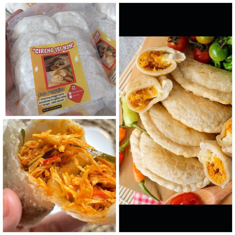 

Cireng mercon 10pcs / cireng ayam suir pedas gila