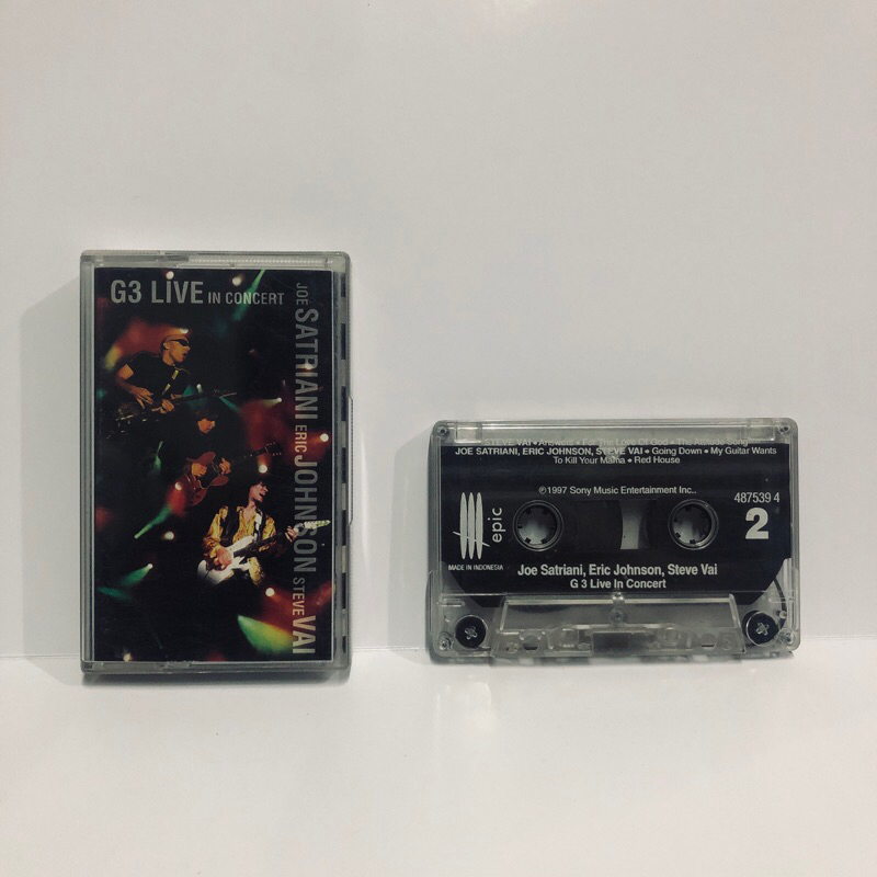 Kaset Pita Barat - Joe, Eric Johnson, Steve Vai // G3 Live Concert