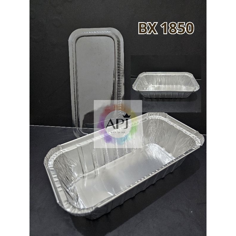Alumumium Tray BX 1850 Spagethi Brulle / BX 1850 + Tutup Mika / Tray Makaroni Schotel lasagna pastel