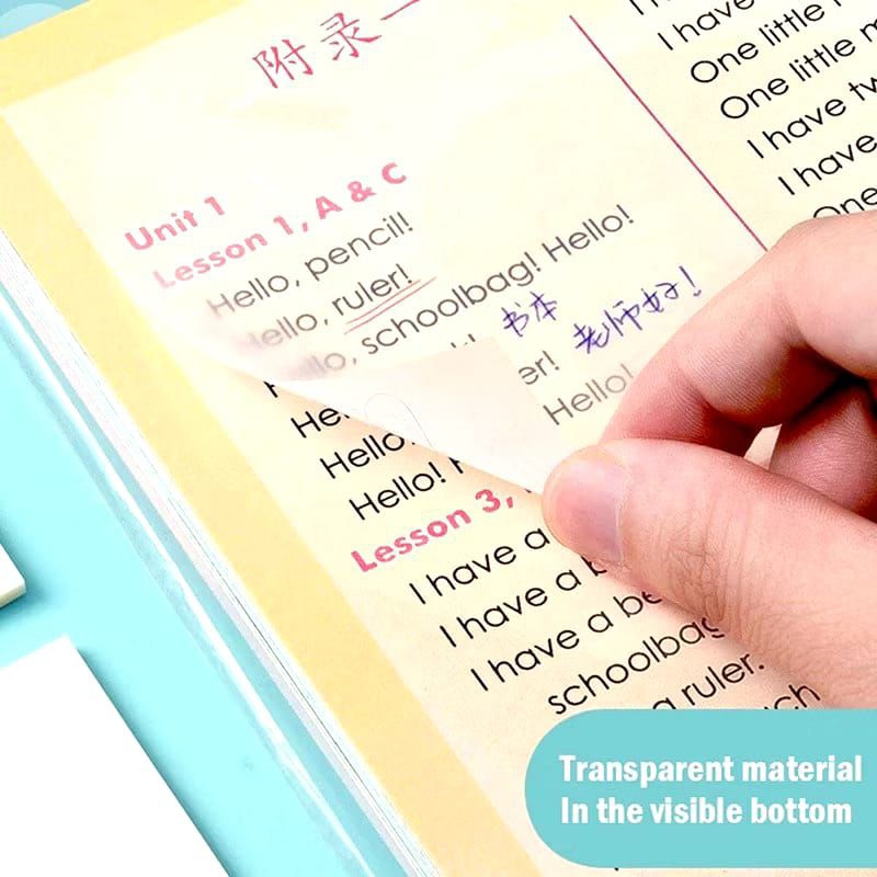 

Set Kertas Notes Transparan 50 Lembar Label Stickers Pet Tahan Air Dan Halus Kertas Memo Kertas Note Anti Air Untuk Sekolah. fgt