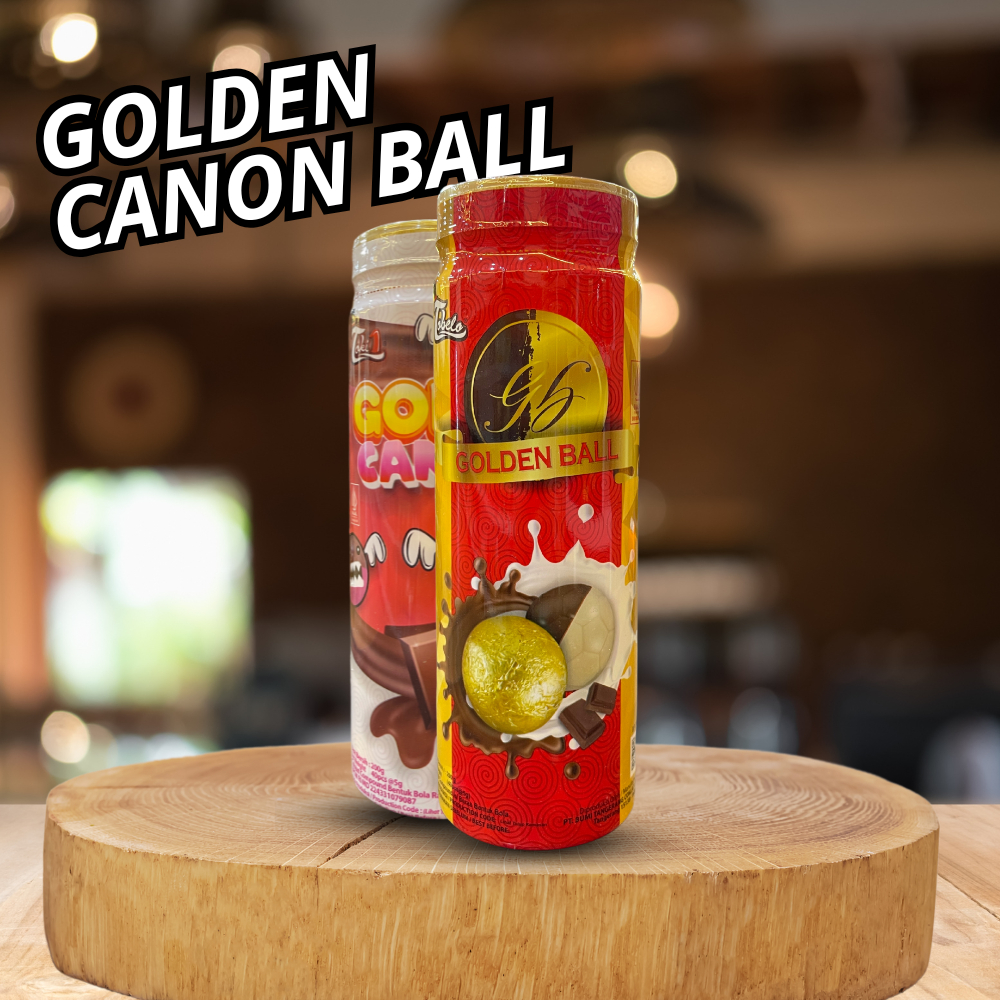 

Chocolate Golden Canon Ball Oleh Oleh Dari Bali