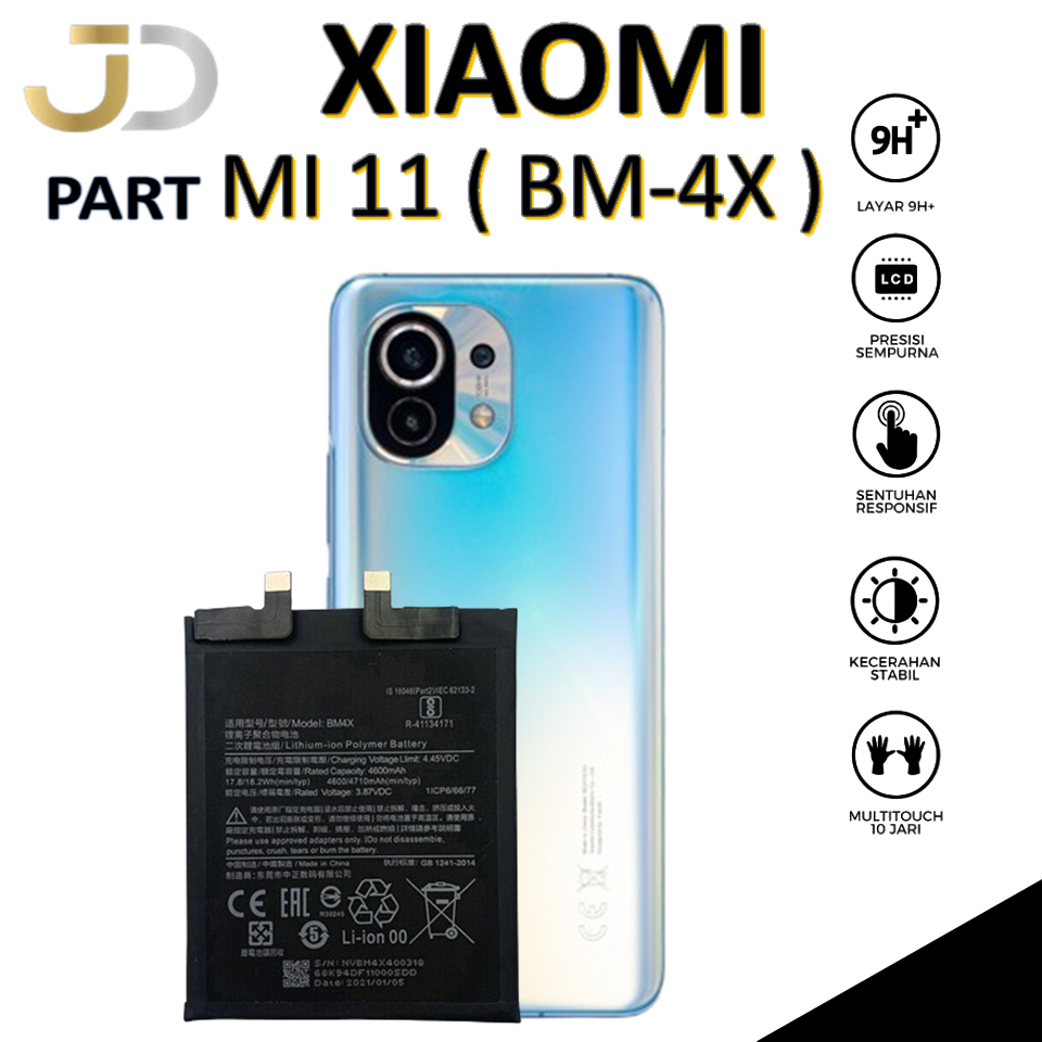 BATERAI XIAOMI BM-4X Xiaomi MI 11  Batre Batrai Baterai ORIGINAL 100%