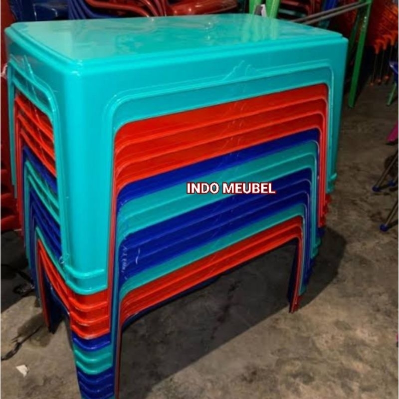 Meja Teras Plastik , Meja Caffe panjang plastik