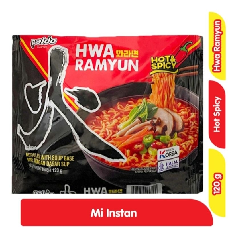 

paldo hwa Ramyun hot & spicy 120 gram limited edition spesial