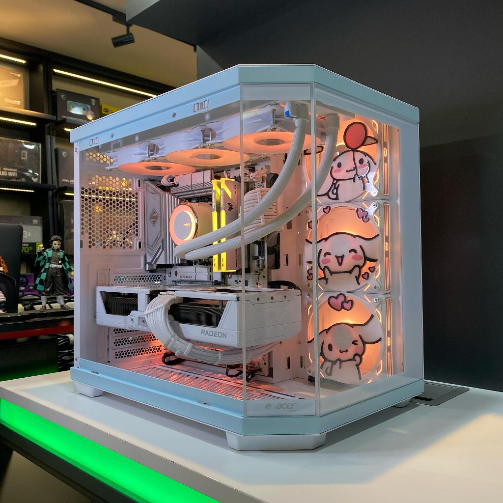 PC RAKITAN - ACER V950 | INTEL CORE ULTRA 7 265F | B860 | DDR5 2X16GB | 1TB Nvme | RX 9070 XT | LIQU