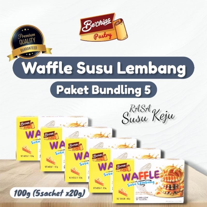 

Waffle Susu Lembang Cheese Milk (100g x 5 PC)
