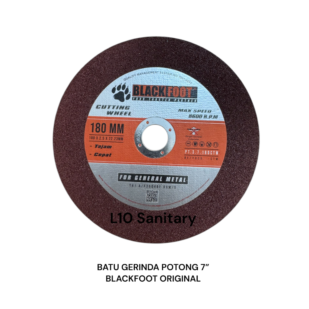 Batu Gerinda Potong Blackfoot 7" Inch ORIGINAL