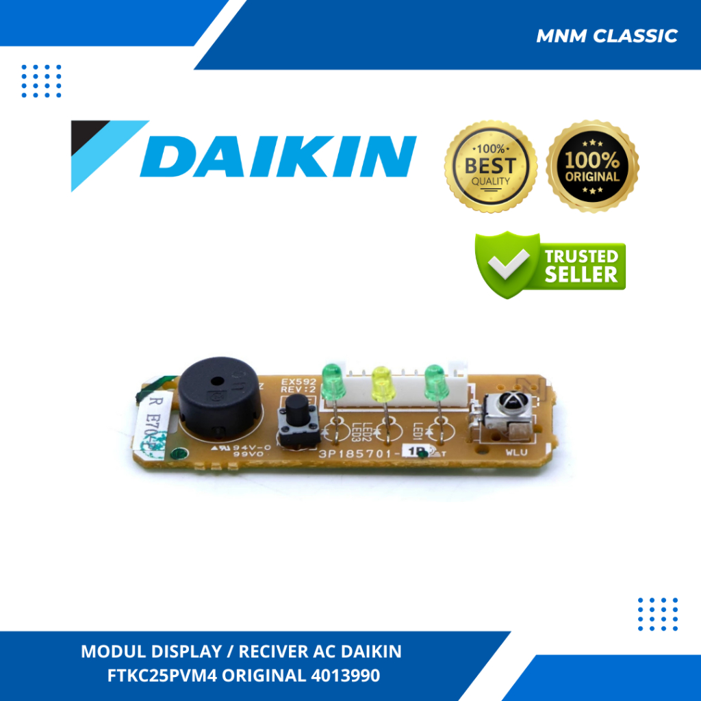 MODUL DISPLAY / RECIVER AC DAIKIN FTKC25PVM4 ORIGINAL 4013990