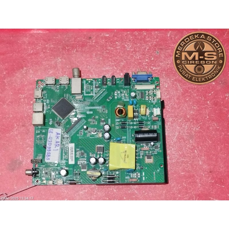 MB MOBO MAINBOARD MESIN TV AKARI LE-43D99SBS
