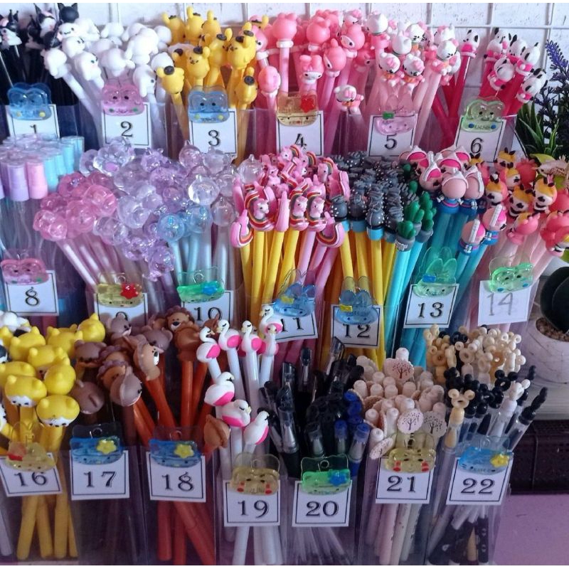 

Pulpen Gel Karakter 20 pcs / Kania.Dw
