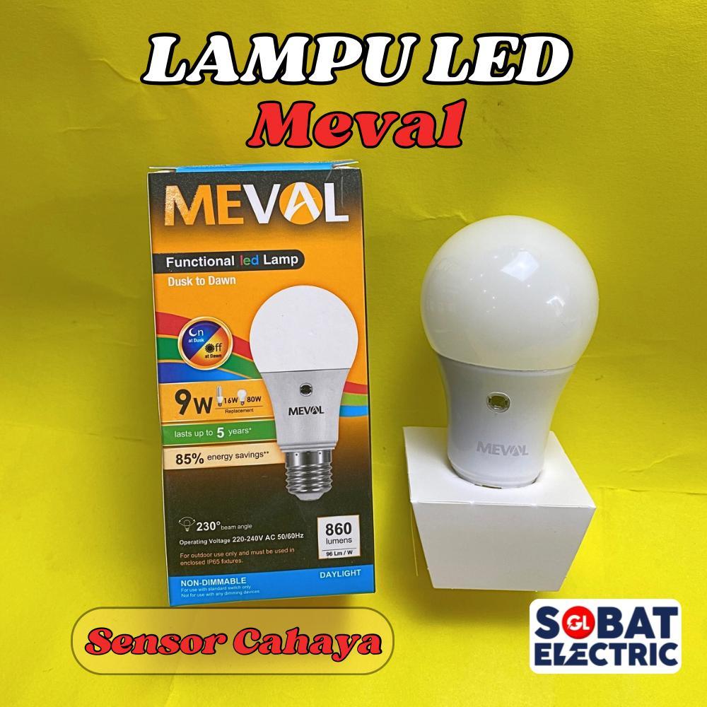 MEVAL Lampu LED Photo Sensor Cahaya Matahari Advance Series - Lampu Sensor Cahaya