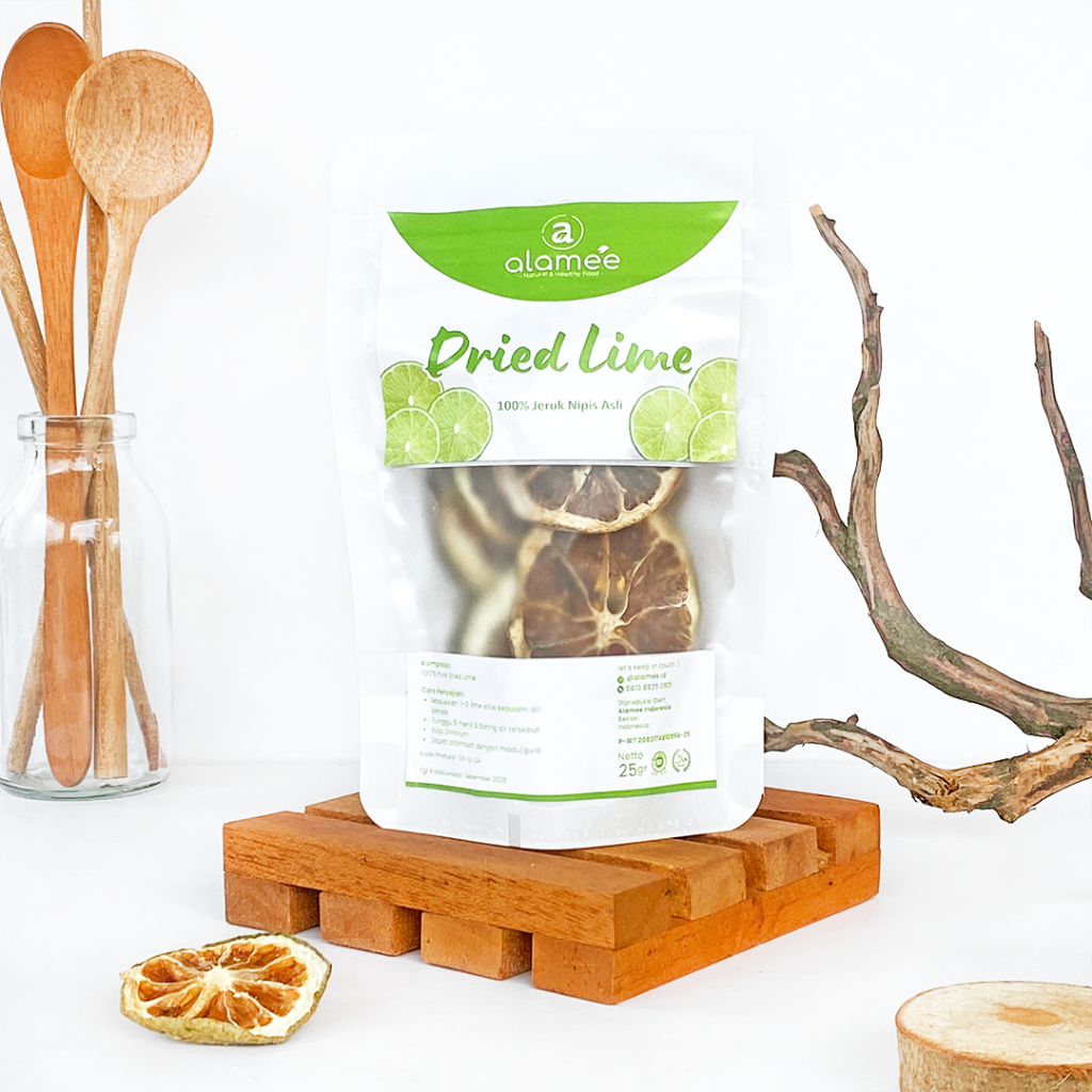 

ALAMEE Lime Slice Tea Jeruk Nipis Kering Dried Teh Herbal Buah Iris Organik 25gr