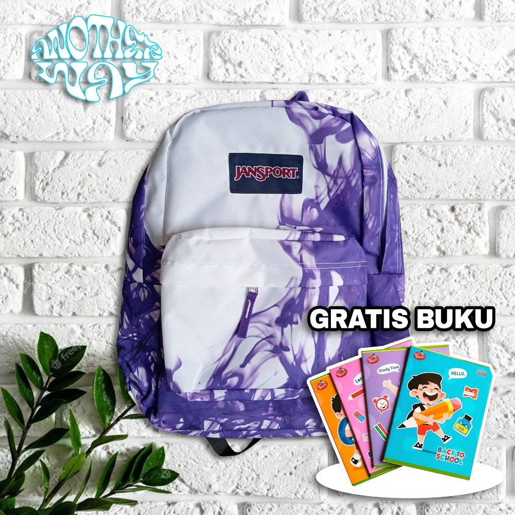 TAS RANSEL PRIA JANSPORT SMOKE