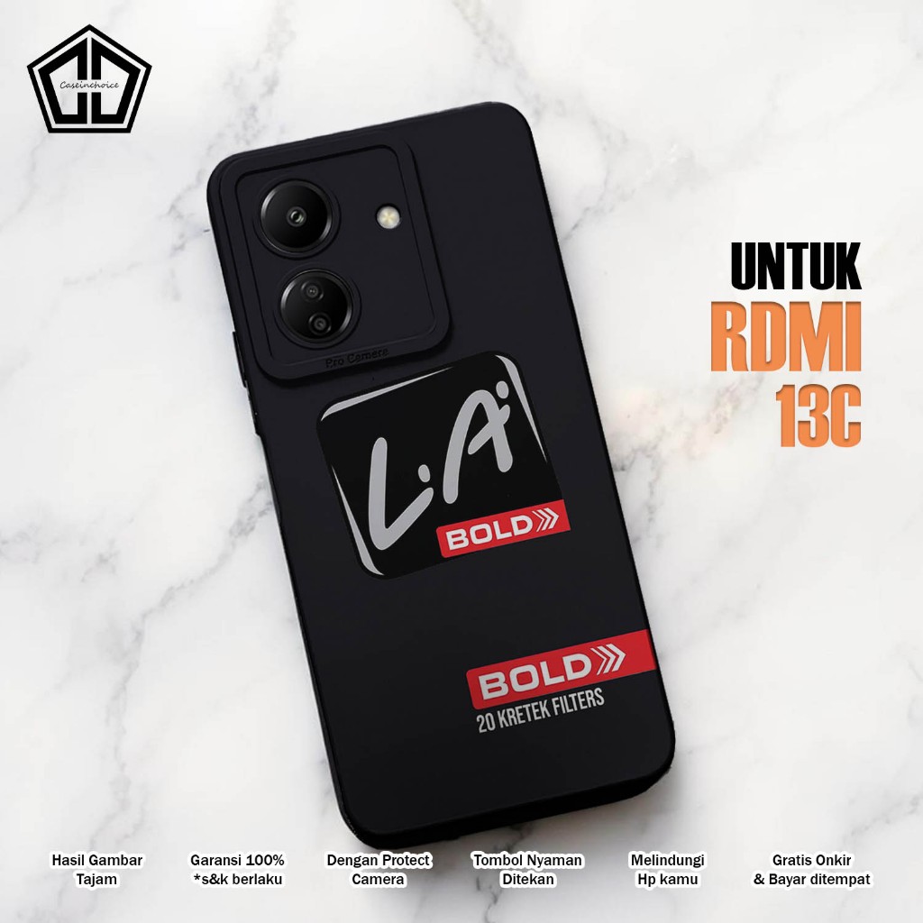 Casing REDMI 13C / CASE REDMI 13C -  ROKOK SOFTCASE PROCAMERA CASE HANDPHONE