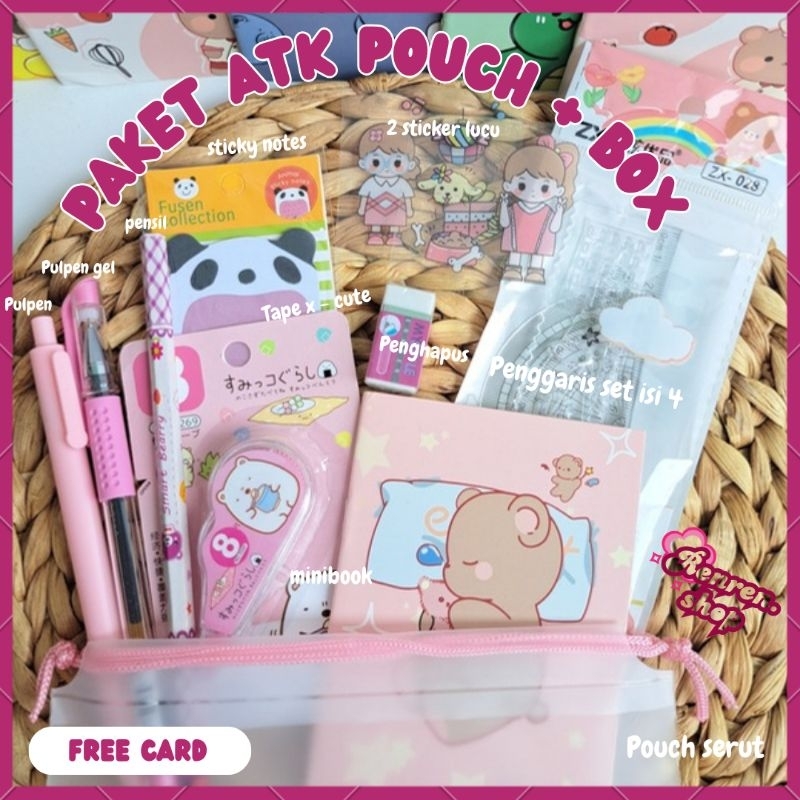 

SET ALAT TULIS LENGKAP 10 in 1KARAKTER LUCU / STATIONERY LENGKAP