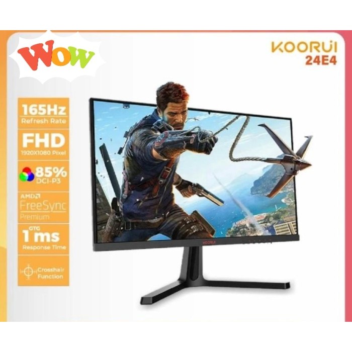 Monitor Gaming Koorui 24E4 FHD 1920*1080 165Hz