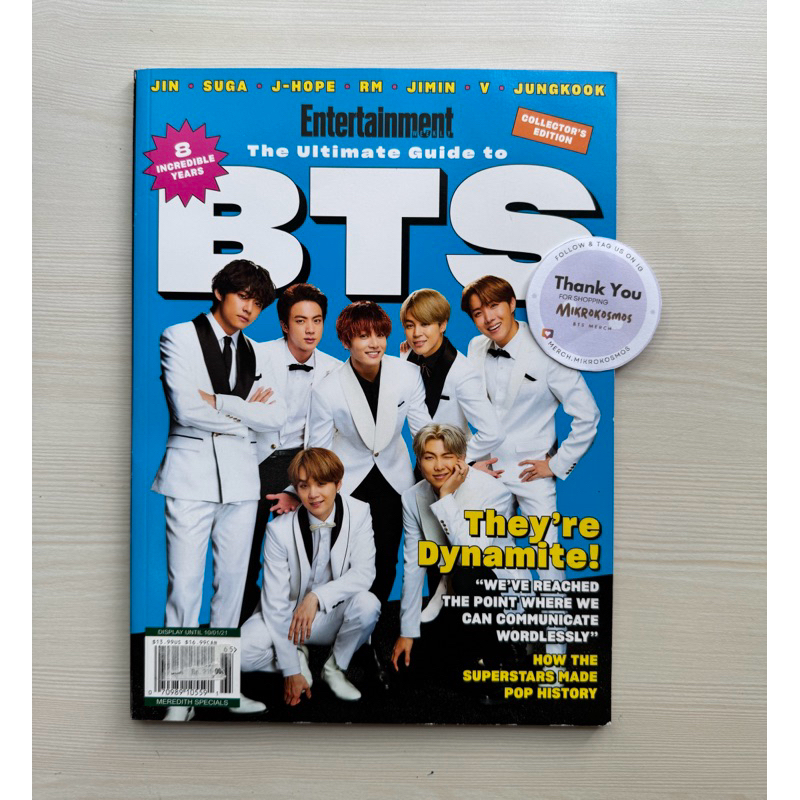 OFFICIAL majalah BTS dari US - edisi spesial, limited edition