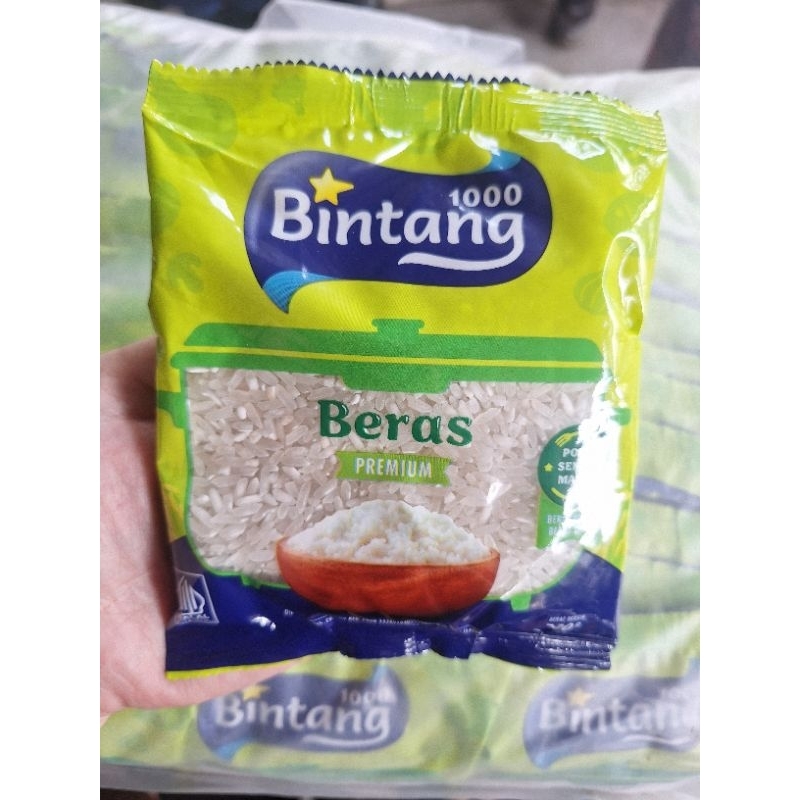 

Beras Premium 1000 Bintang 200gr (1bal isi 40pcs)