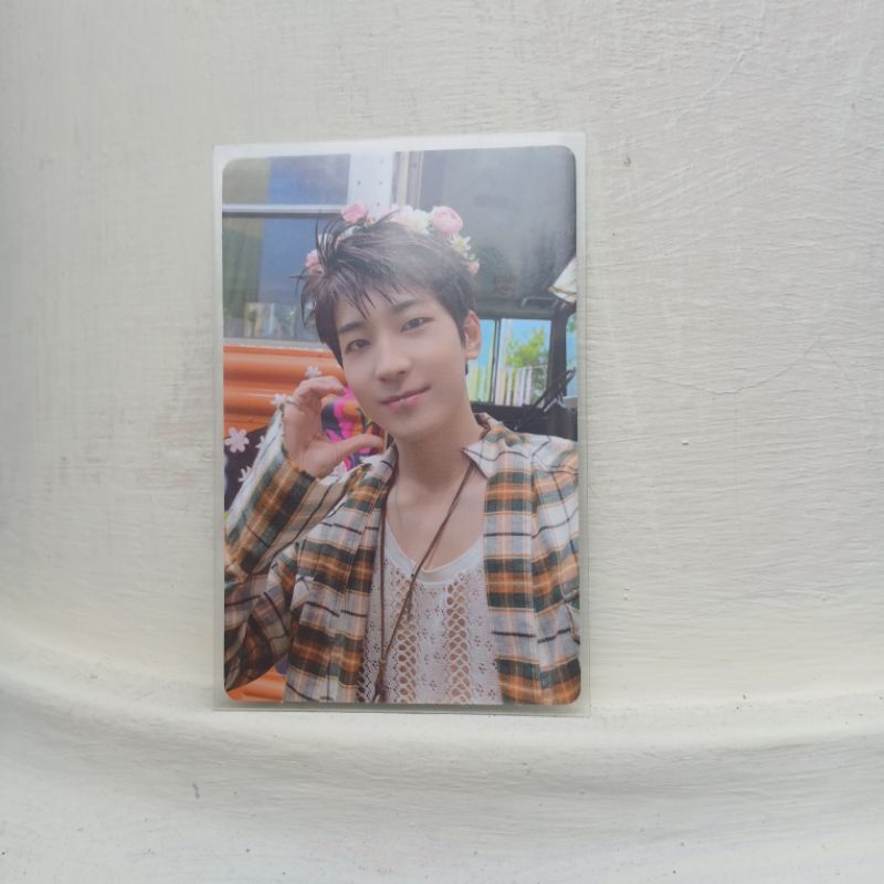 PHOTOCARD PC WONWOO SEVENTEEN SVT OFFICIAL FLOWER CROWN FC HEAVEN ALBUM