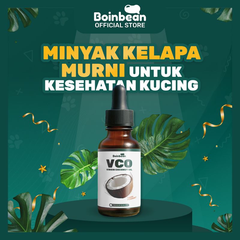 Boinbean Virgin Coconut Oil – Minyak Kelapa Murni untuk Kucing
