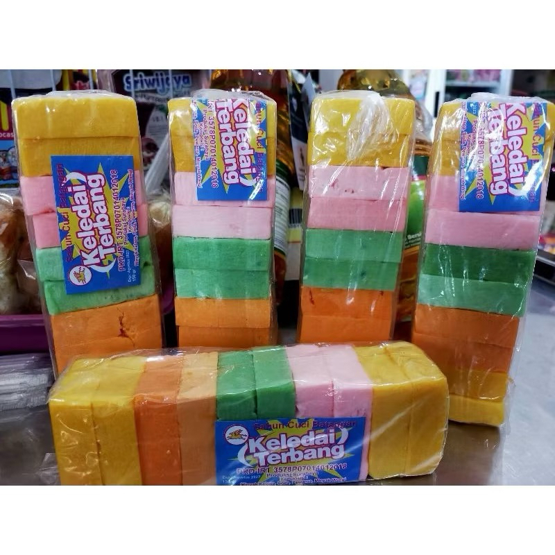 Sabun Batang Pelok Warna Warni  1 Pack (isi 10 Batang)/ Sabun Pelok Keledai Terbang / Sabun Pelok Se