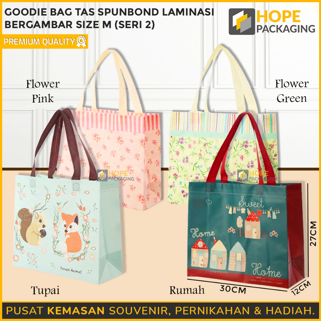 

Tas Goodie Bag Bergambar Size M : 30x12x27cm / Goodie Bag Bergambar Seri 2 / Tas Shooping / Tas Belanja