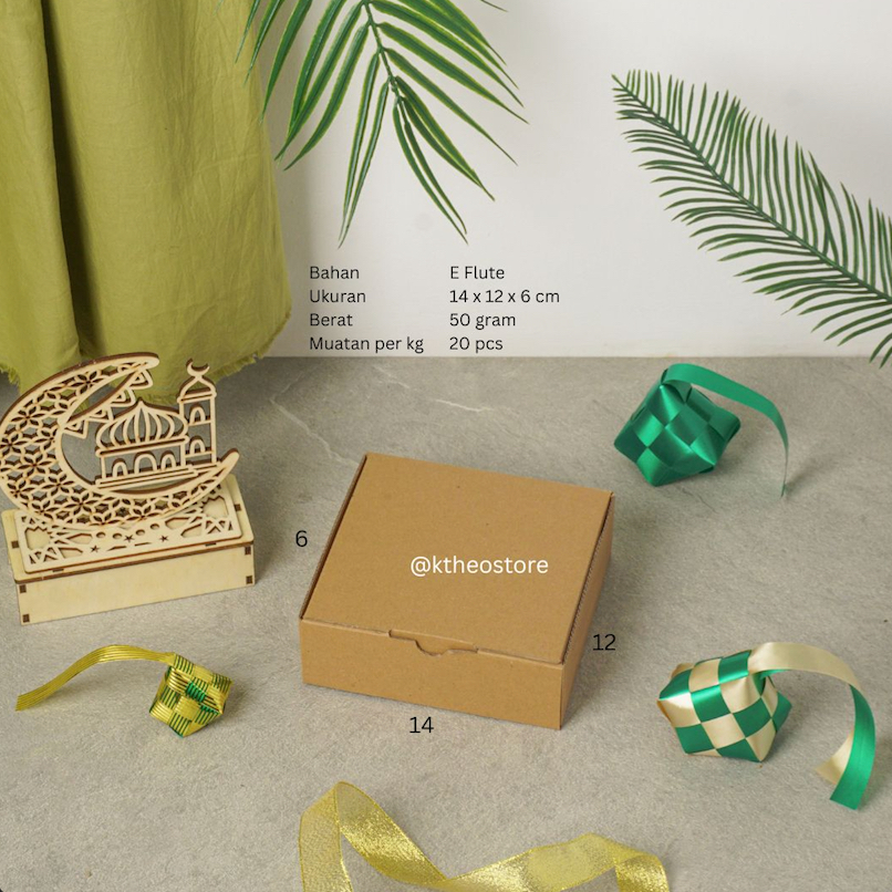 

Dus 14x12x6 cm/ 14 x 12 x 6 cm/Minimal 5 PCS/Box Kue /Kotak Kardus Pengiriman Online