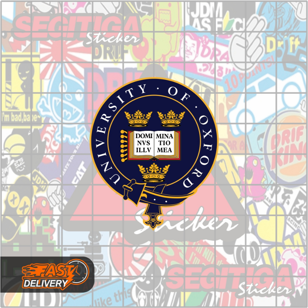 

Sticker Logo Oxford University Ukuran 4.2 x 5 Cm