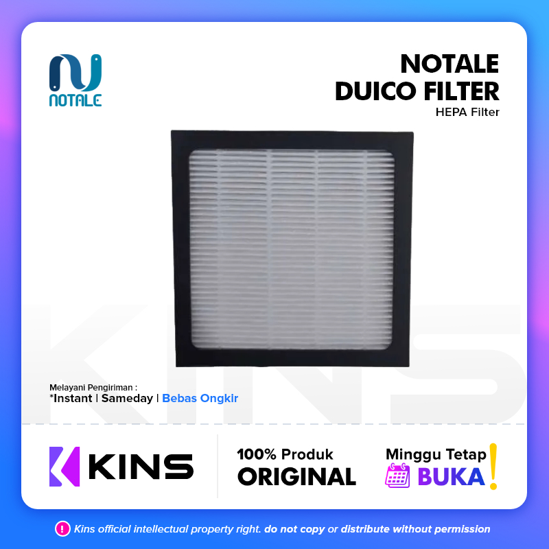 Replacement HEPA Filter Dehumidifier with Air Purifier Notale Duico