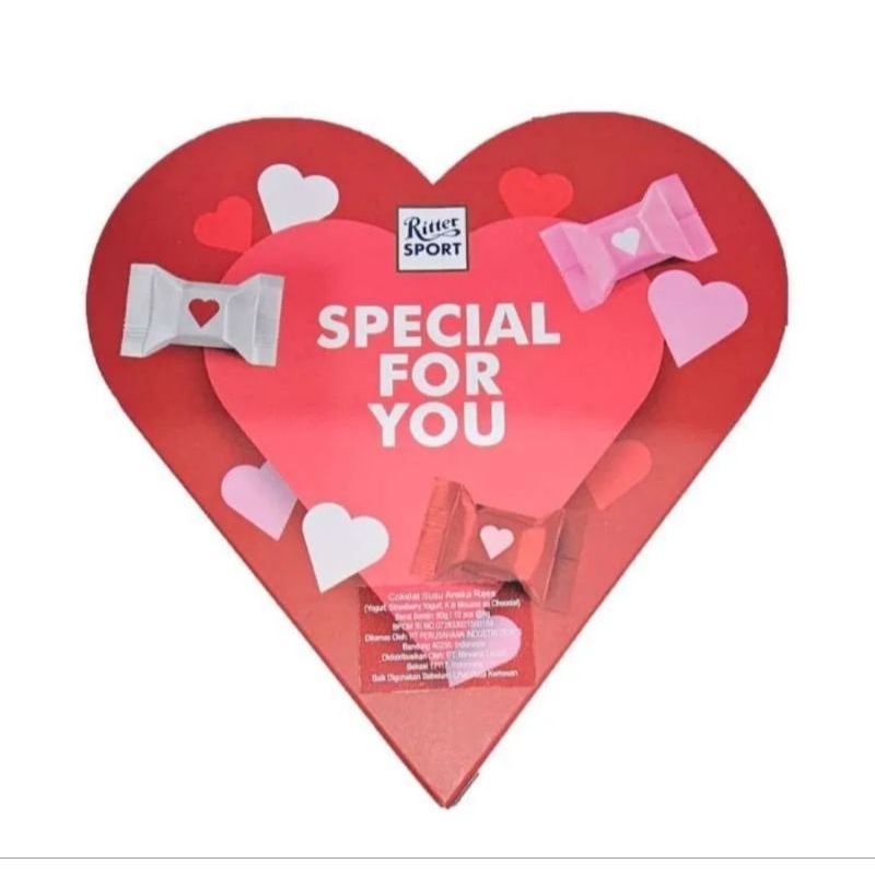 

ritter sport heart shape 80gr