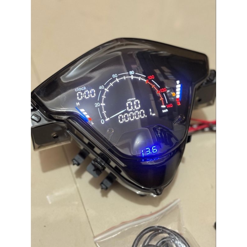 SPEEDOMETER SPEEDO DIGITAL BEAT KARBU