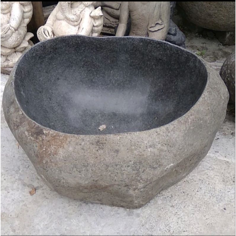 pot bunga teratai/kolam ikan batu kali/pot bunga minimalis