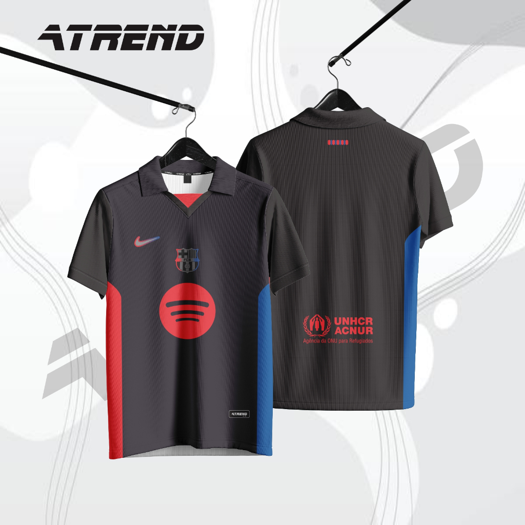 BAJU Jersey AJERSEY BARCA AT034 // BARCELONA // Jersey Retro // Jersey Vintage // Baju Bola // Jerse