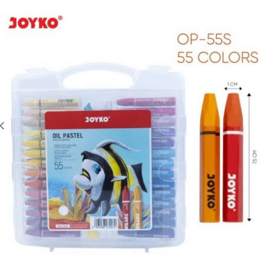 

Crayon Oil Pastel JOYKO 55 Warna Krayon Lengkap