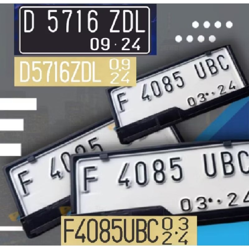 stiker plat nomer cutting sticker plat nomer motor ,hiasi plat nomermu deng stiker