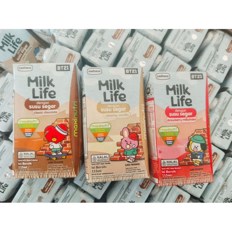 

Milklife Creamy Vanilla / Milk life / Susu Strawberry / Susu Vanilla / Minuman / Susu UHT