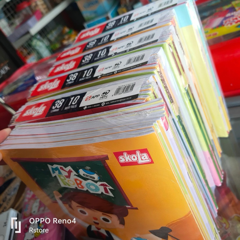 

buku skola(mirip sidu kertas putih) isi 38 1pak