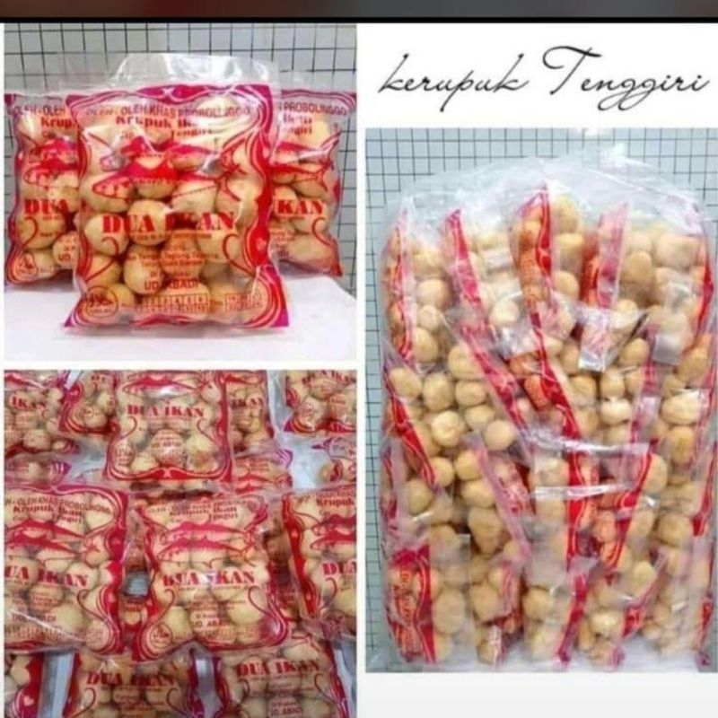 

2 ikan kerupuk ikan tenggiri bulat/kerupuk bakso ikan tenggiri