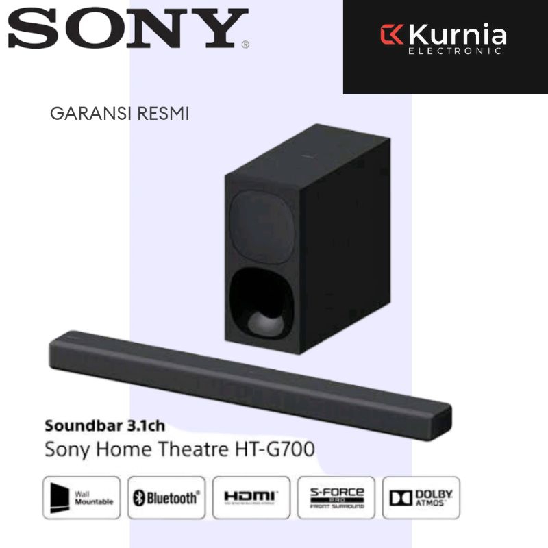 SONY SOUNDBAR HTG700/HT-G700/G700 DOLBY ATMOS