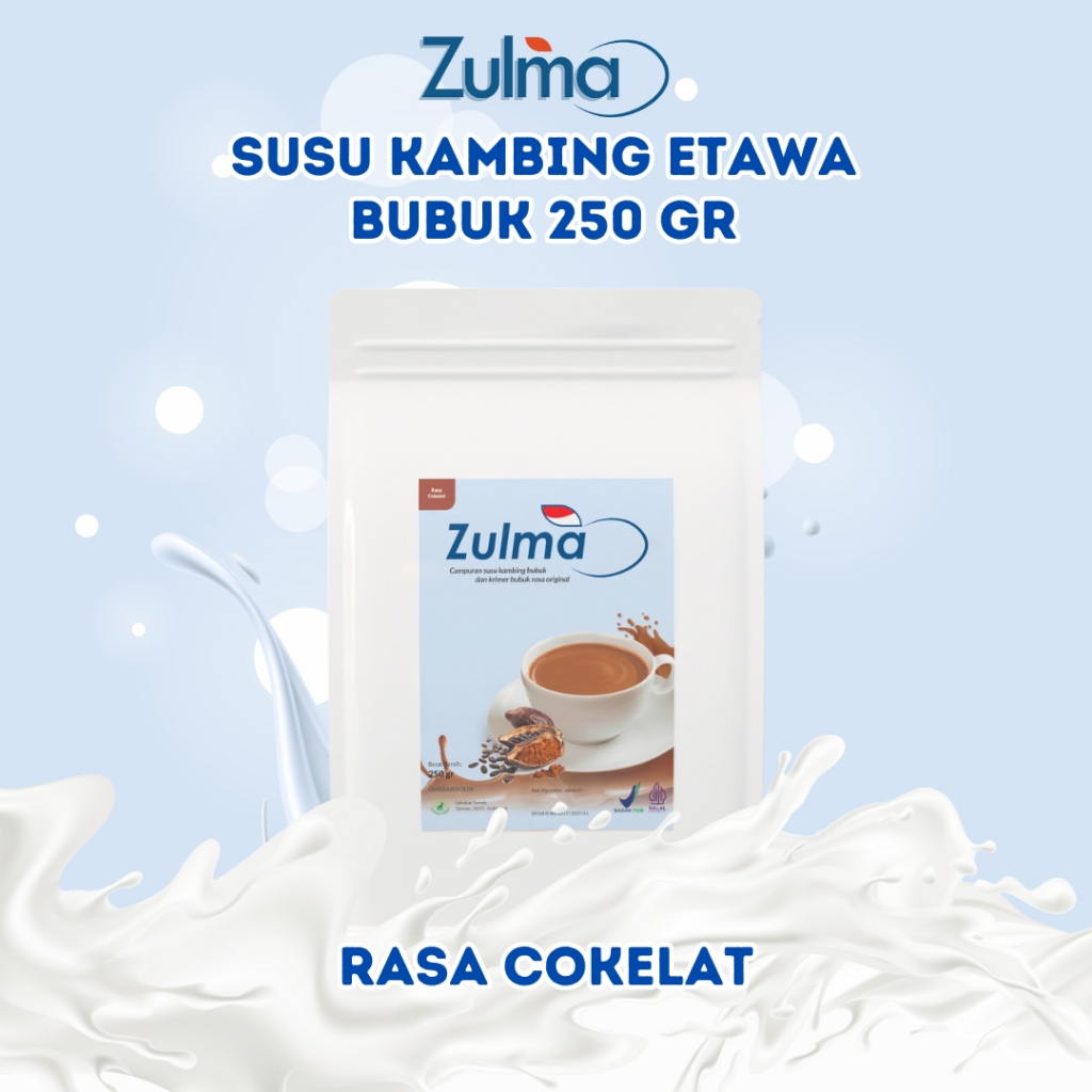 

Zulma - Susu Kambing Etawa Cokelat 250 Gr