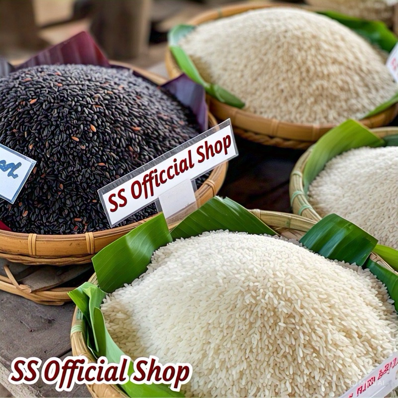 

1 kg beras ketan hitam/ketan putih murah bersih original