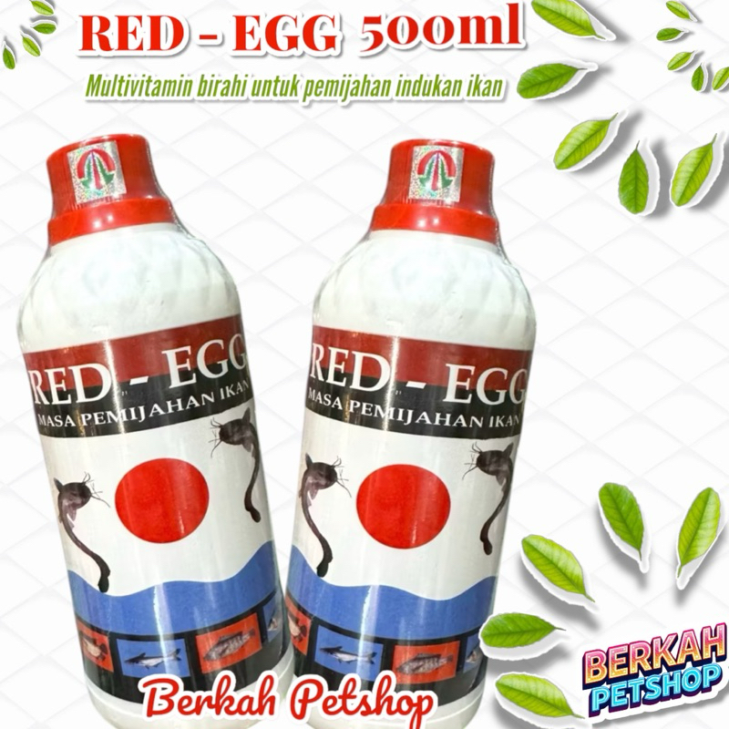 RED EGG 500ml multivitamin birahi untuk pemijahan indukan ikan