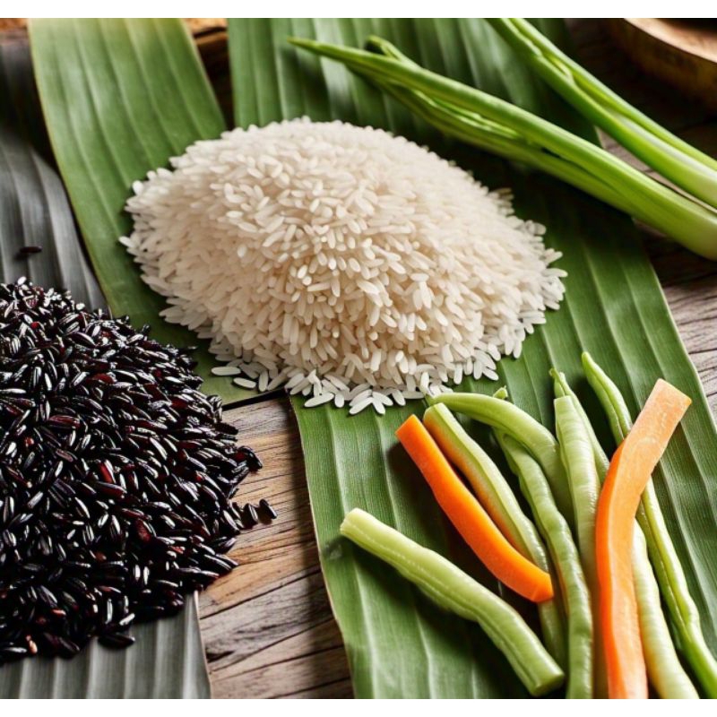 

1kg beras ketan hitam ketan putih
