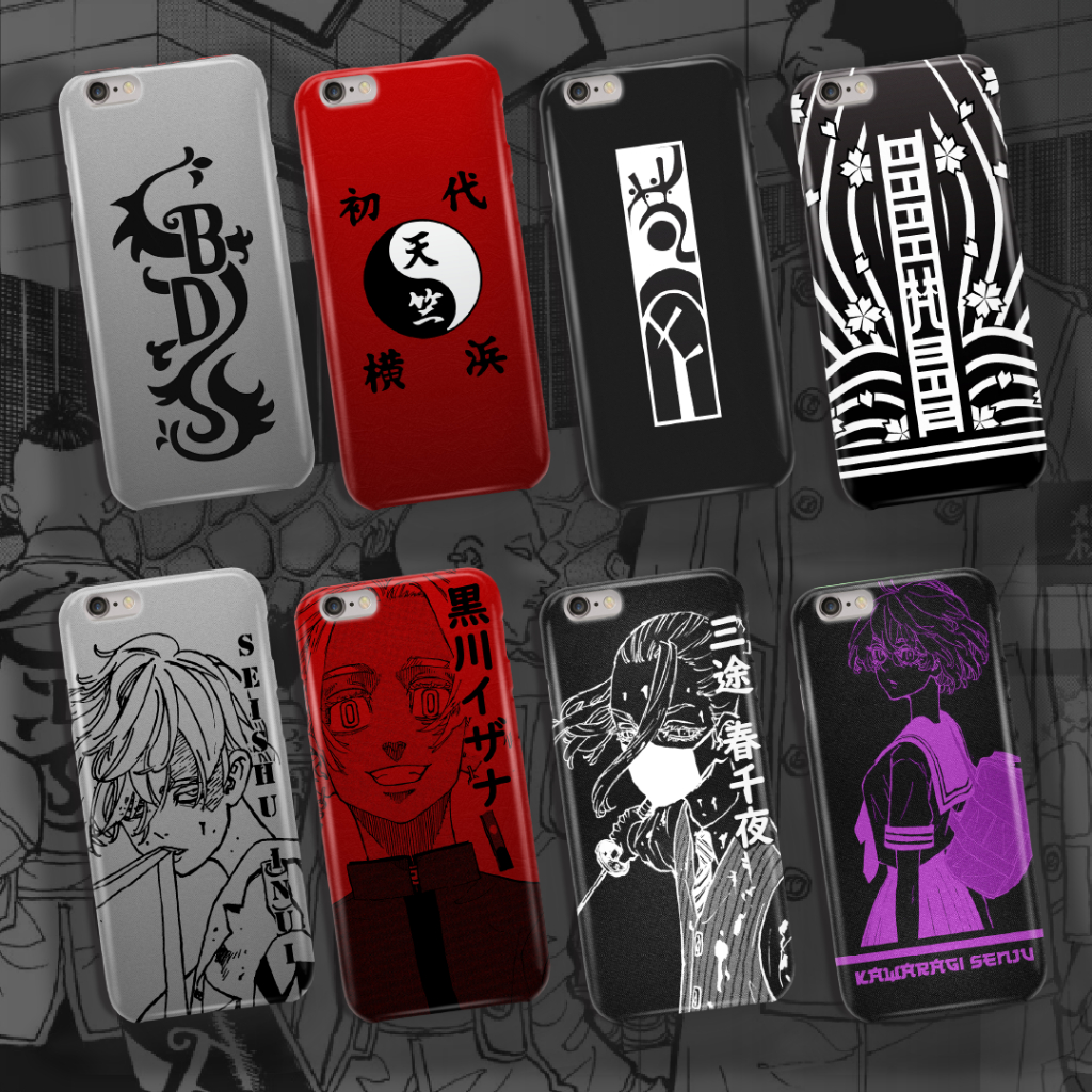 Casing Tokyo Revengers Anime Black Dragon Tenjiku Bonten Brahman