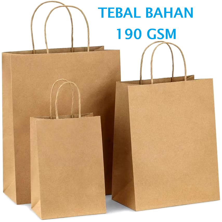

Paper Bag Kraft Coklat Tebal